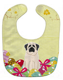 Easter Eggs Mastiff White Baby Bib Easy-Clean Baby Bib Baby Feeding Accessory Baby Mealtime Essential, 10 x 13, Multicolor