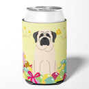 Easter Eggs Mastiff White Can or Bottle Hugger Cooler Sleeve for Standard 12 oz Cans, Insulated Foam Beer & Soda Can Hugger Reusable