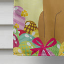 Easter Eggs Mastiff House Flag 28x40 Porch Sleeve Pole Decorative Outside Yard Banner Artwork Wall Hanging, Polyester