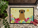 Easter Eggs Mastiff Doormat Indoor Outdoor 24H X 36W Front Door Mat Rugs for Entryway, Non Slip Washable Low Pile,