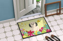 Easter Eggs Lowchen Doormat Indoor Outdoor 24H X 36W Front Door Mat Rugs for Entryway, Non Slip Washable Low Pile,