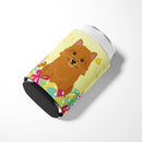 Easter Eggs Norwich Terrier Can or Bottle Hugger Cooler Sleeve for Standard 12 oz Cans, Insulated Foam Beer & Soda Can Hugger Reusable
