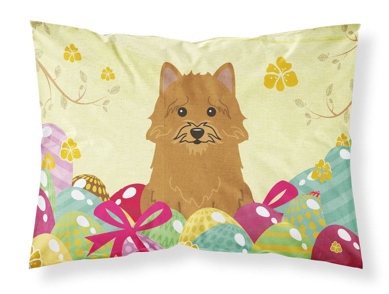 Easter Eggs Norwich Terrier Fabric Standard Pillowcase BB6020PILLOWCASE