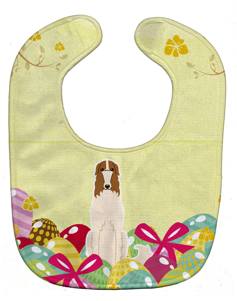 Easter Eggs Borzoi Baby Bib BB6023BIB