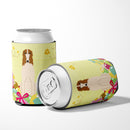 Easter Eggs Borzoi Can or Bottle Hugger Cooler Sleeve for Standard 12 oz Cans, Insulated Foam Beer & Soda Can Hugger Reusable