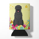 Easter Eggs Black Russian Terrier Can or Bottle Hugger Cooler Sleeve for Standard 12 oz Cans, Insulated Foam Beer & Soda Can Hugger Reusable