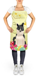Easter Eggs Russo-European Laika Spitz Apron Cooking Kitchen Server Baking Crafts Gardening for Adult Women Men, Unisex, Large, Multicolor