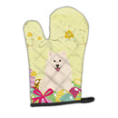 Easter Eggs Samoyed Oven Mitt Heat Resistant Thick Oven Mitt for Hot Pans and Oven, Kitchen Mitt Protect Hands, Cooking Baking Glove