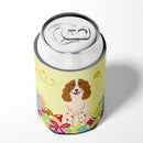 Easter Eggs Russian Spaniel Can or Bottle Hugger Cooler Sleeve for Standard 12 oz Cans, Insulated Foam Beer & Soda Can Hugger Reusable
