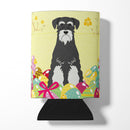 Easter Eggs Standard Schnauzer Salt and Pepper Can or Bottle Hugger Cooler Sleeve for Standard 12 oz Cans, Insulated Foam Beer & Soda Can Hugger Reusable