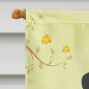 Easter Eggs Standard Schnauzer Black Grey House Flag 28x40 Porch Sleeve Pole Decorative Outside Yard Banner Artwork Wall Hanging, Polyester