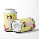 Easter Eggs Saint Bernard Can or Bottle Hugger Cooler Sleeve for Standard 12 oz Cans, Insulated Foam Beer & Soda Can Hugger Reusable