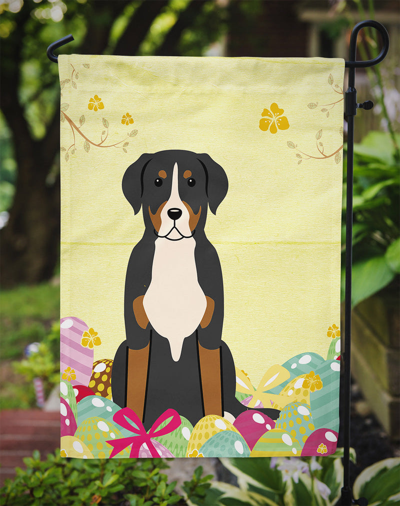 Easter Eggs Greater Swiss Mountain Dog Flag Garden Size BB6037GF