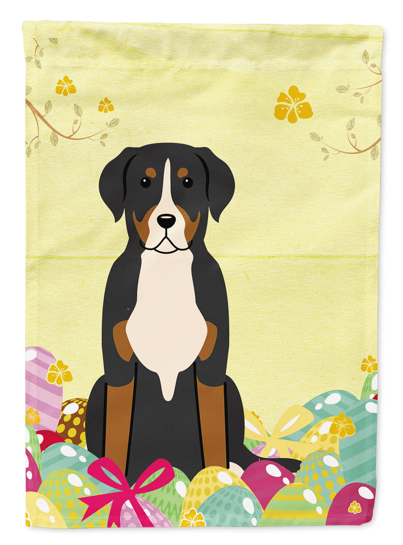 Easter Eggs Greater Swiss Mountain Dog Flag Garden Size BB6037GF