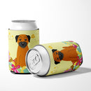 Easter Eggs Border Terrier Can or Bottle Hugger Cooler Sleeve for Standard 12 oz Cans, Insulated Foam Beer & Soda Can Hugger Reusable
