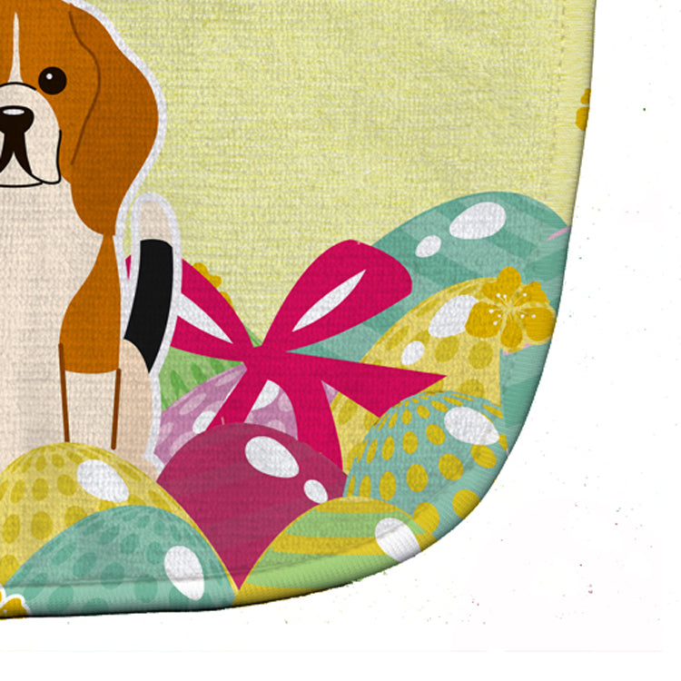 Easter Eggs Beagle Tricolor Baby Bib BB6040BIB