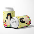 Easter Eggs Swiss Hound Can or Bottle Hugger Cooler Sleeve for Standard 12 oz Cans, Insulated Foam Beer & Soda Can Hugger Reusable