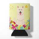 Easter Eggs White German Shepherd Can or Bottle Hugger Cooler Sleeve for Standard 12 oz Cans, Insulated Foam Beer & Soda Can Hugger Reusable