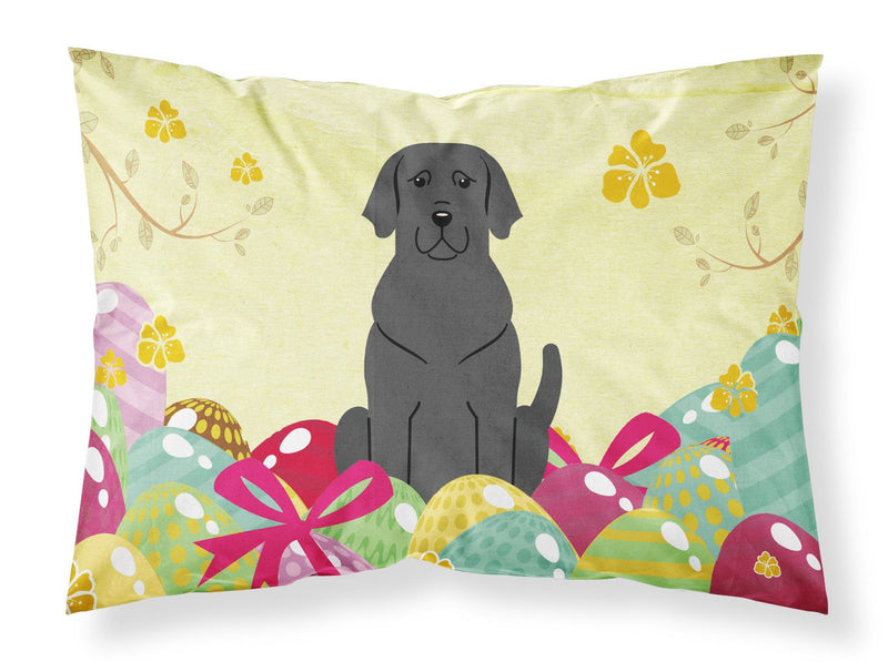 Easter Eggs Black Labrador Fabric Standard Pillowcase BB6057PILLOWCASE