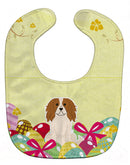 Easter Eggs Cavalier Spaniel Baby Bib Easy-Clean Baby Bib Baby Feeding Accessory Baby Mealtime Essential, 10 x 13, Multicolor