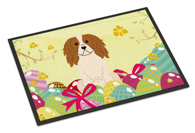 Easter Eggs Cavalier Spaniel Indoor or Outdoor Mat 24x36 BB6058JMAT