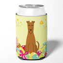 Easter Eggs Irish Terrier Can or Bottle Hugger Cooler Sleeve for Standard 12 oz Cans, Insulated Foam Beer & Soda Can Hugger Reusable