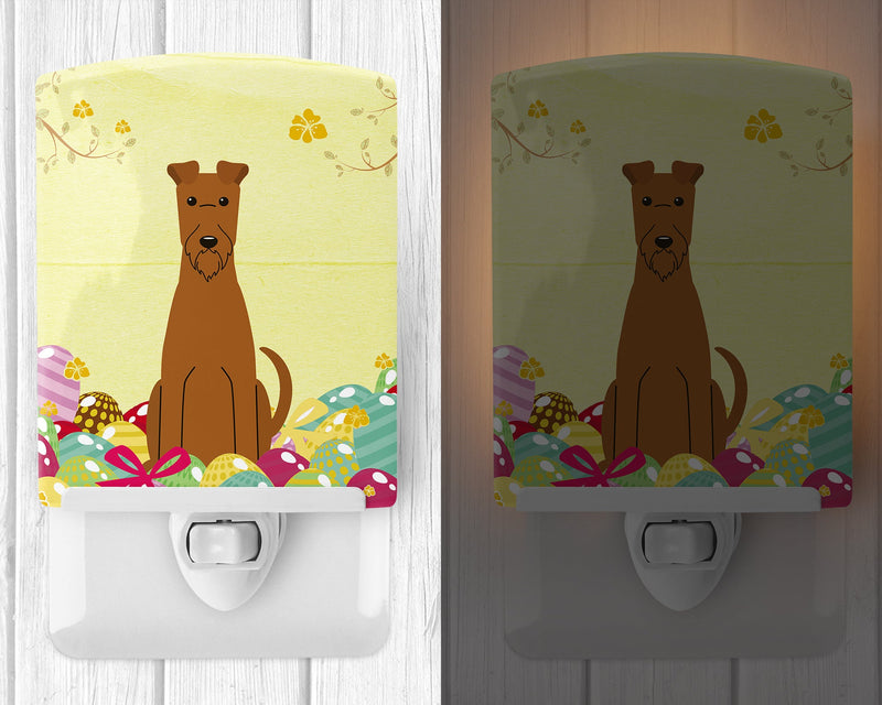 Easter Eggs Irish Terrier Ceramic Night Light BB6062CNL