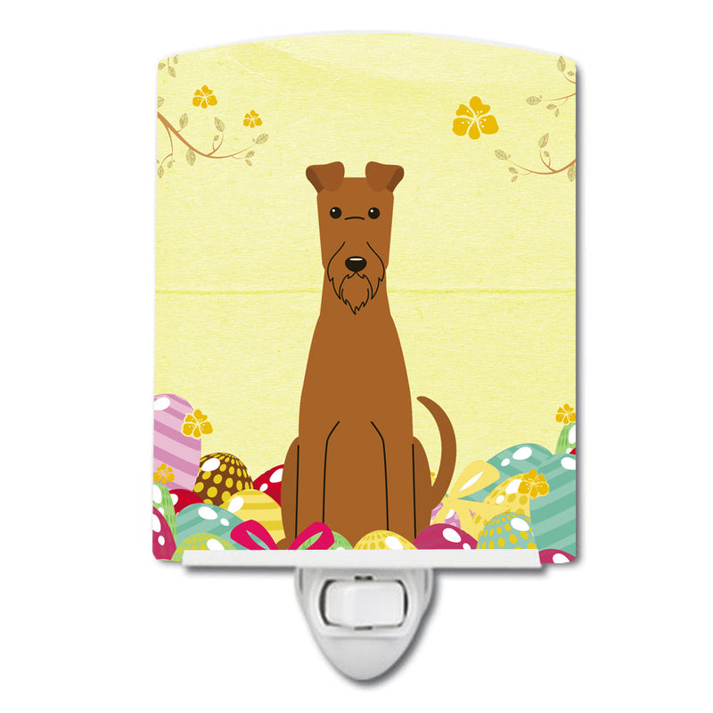 Easter Eggs Irish Terrier Ceramic Night Light BB6062CNL