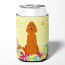 Easter Eggs Irish Setter Can or Bottle Hugger Cooler Sleeve for Standard 12 oz Cans, Insulated Foam Beer & Soda Can Hugger Reusable