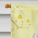 Easter Eggs Irish Wolfhound House Flag 28x40 Porch Sleeve Pole Decorative Outside Yard Banner Artwork Wall Hanging, Polyester