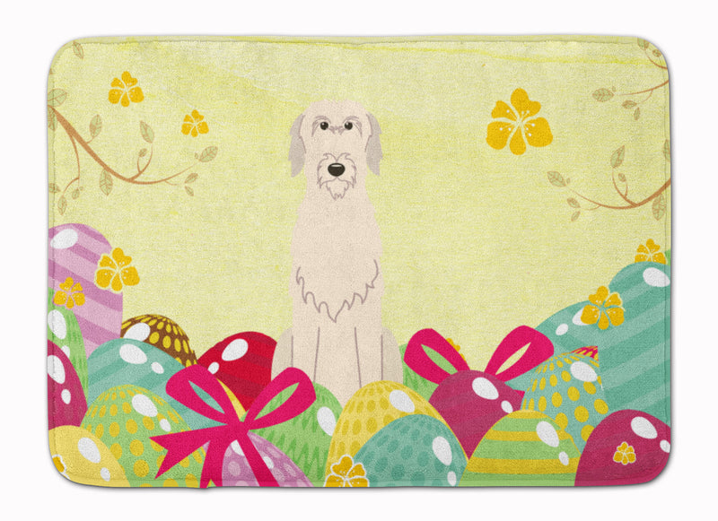 Easter Eggs Irish Wolfhound Machine Washable Memory Foam Mat BB6065RUG