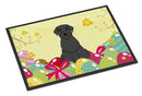 Easter Eggs Giant Schnauzer Doormat Indoor Outdoor 24H X 36W Front Door Mat Rugs for Entryway, Non Slip Washable Low Pile,