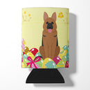 Easter Eggs German Shepherd Can or Bottle Hugger Cooler Sleeve for Standard 12 oz Cans, Insulated Foam Beer & Soda Can Hugger Reusable