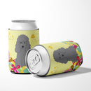 Easter Eggs Poodle Silver Can or Bottle Hugger Cooler Sleeve for Standard 12 oz Cans, Insulated Foam Beer & Soda Can Hugger Reusable