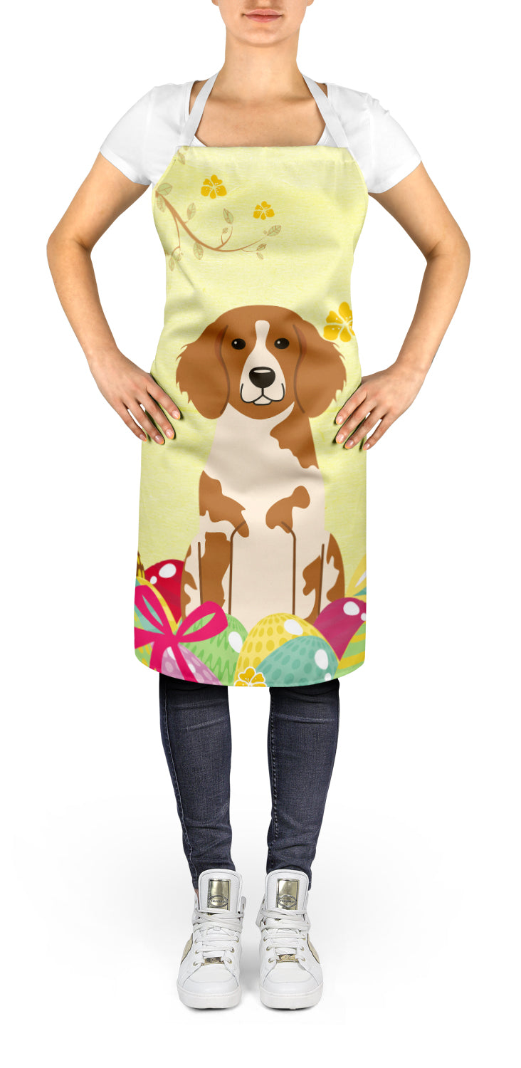 Easter Eggs Brittany Spaniel Apron BB6072APRON