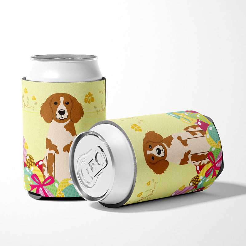 Easter Eggs Brittany Spaniel Can or Bottle Hugger BB6072CC