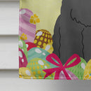 Easter Eggs Bouvier des Flandres House Flag 28x40 Porch Sleeve Pole Decorative Outside Yard Banner Artwork Wall Hanging, Polyester