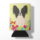 Easter Eggs Papillon Black White Can or Bottle Hugger Cooler Sleeve for Standard 12 oz Cans, Insulated Foam Beer & Soda Can Hugger Reusable