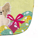 Easter Eggs Papillon Sable White Baby Bib Easy-Clean Baby Bib Baby Feeding Accessory Baby Mealtime Essential, 10 x 13, Multicolor