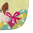 Easter Eggs Papillon Red White Baby Bib Easy-Clean Baby Bib Baby Feeding Accessory Baby Mealtime Essential, 10 x 13, Multicolor
