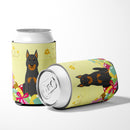 Easter Eggs Beauce Shepherd Dog Can or Bottle Hugger Cooler Sleeve for Standard 12 oz Cans, Insulated Foam Beer & Soda Can Hugger Reusable