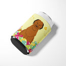 Easter Eggs Briard Brown Can or Bottle Hugger Cooler Sleeve for Standard 12 oz Cans, Insulated Foam Beer & Soda Can Hugger Reusable