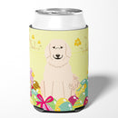 Easter Eggs Great Pyrenese Can or Bottle Hugger Cooler Sleeve for Standard 12 oz Cans, Insulated Foam Beer & Soda Can Hugger Reusable