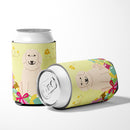 Easter Eggs Great Pyrenese Can or Bottle Hugger Cooler Sleeve for Standard 12 oz Cans, Insulated Foam Beer & Soda Can Hugger Reusable
