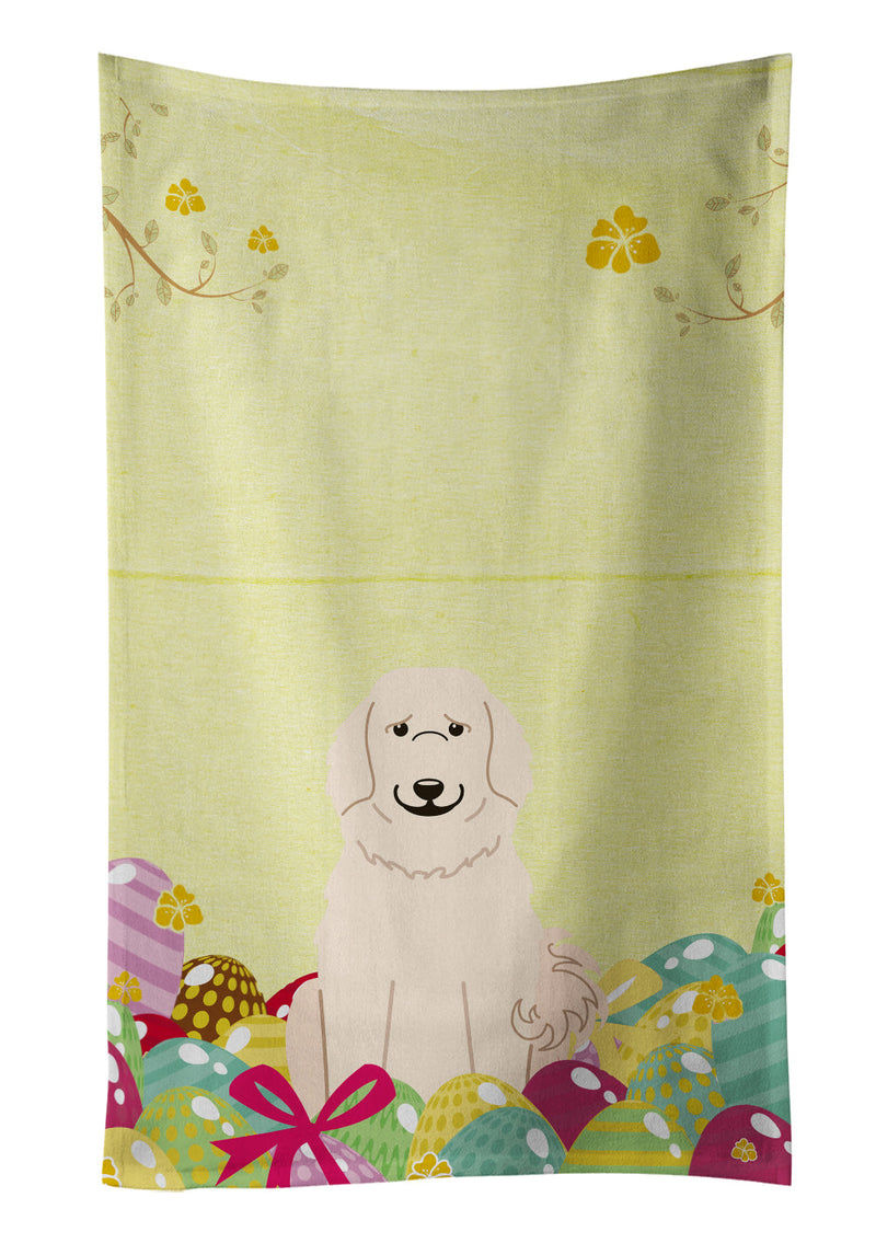 Easter Eggs Great Pyrenese Kitchen Towel BB6083KTWL