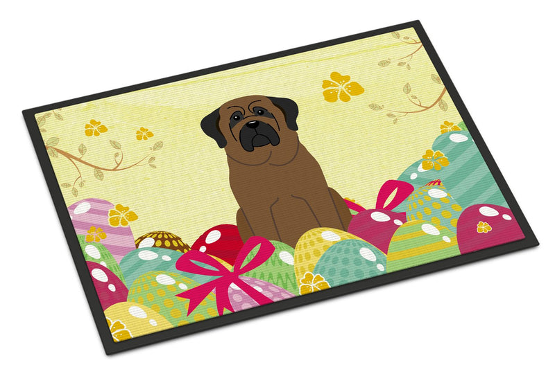 Easter Eggs Bullmastiff Indoor or Outdoor Mat 24x36 BB6084JMAT