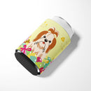 Easter Eggs Shih Tzu Red White Can or Bottle Hugger Cooler Sleeve for Standard 12 oz Cans, Insulated Foam Beer & Soda Can Hugger Reusable