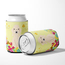 Easter Eggs Bedlington Terrier Sandy Can or Bottle Hugger Cooler Sleeve for Standard 12 oz Cans, Insulated Foam Beer & Soda Can Hugger Reusable