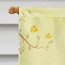 Easter Eggs Bedlington Terrier Sandy House Flag 28x40 Porch Sleeve Pole Decorative Outside Yard Banner Artwork Wall Hanging, Polyester