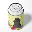 Easter Eggs Cocker Spaniel Black Can or Bottle Hugger Cooler Sleeve for Standard 12 oz Cans, Insulated Foam Beer & Soda Can Hugger Reusable